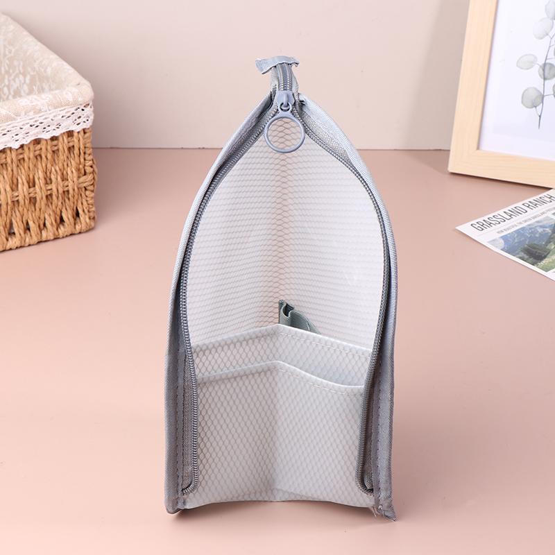 Travel Makeup Bag Standing Makeup Brush Bag Pen Holder Toothbrush Storage Bag Waterproof Toileting Bag Storage Bag сірий колір
Travel Makeup Bag Standing Makeup Brush Bag Pen Holder Toothbrush Storage Bag Waterproof Toileting Bag Storage Bag сірий колір