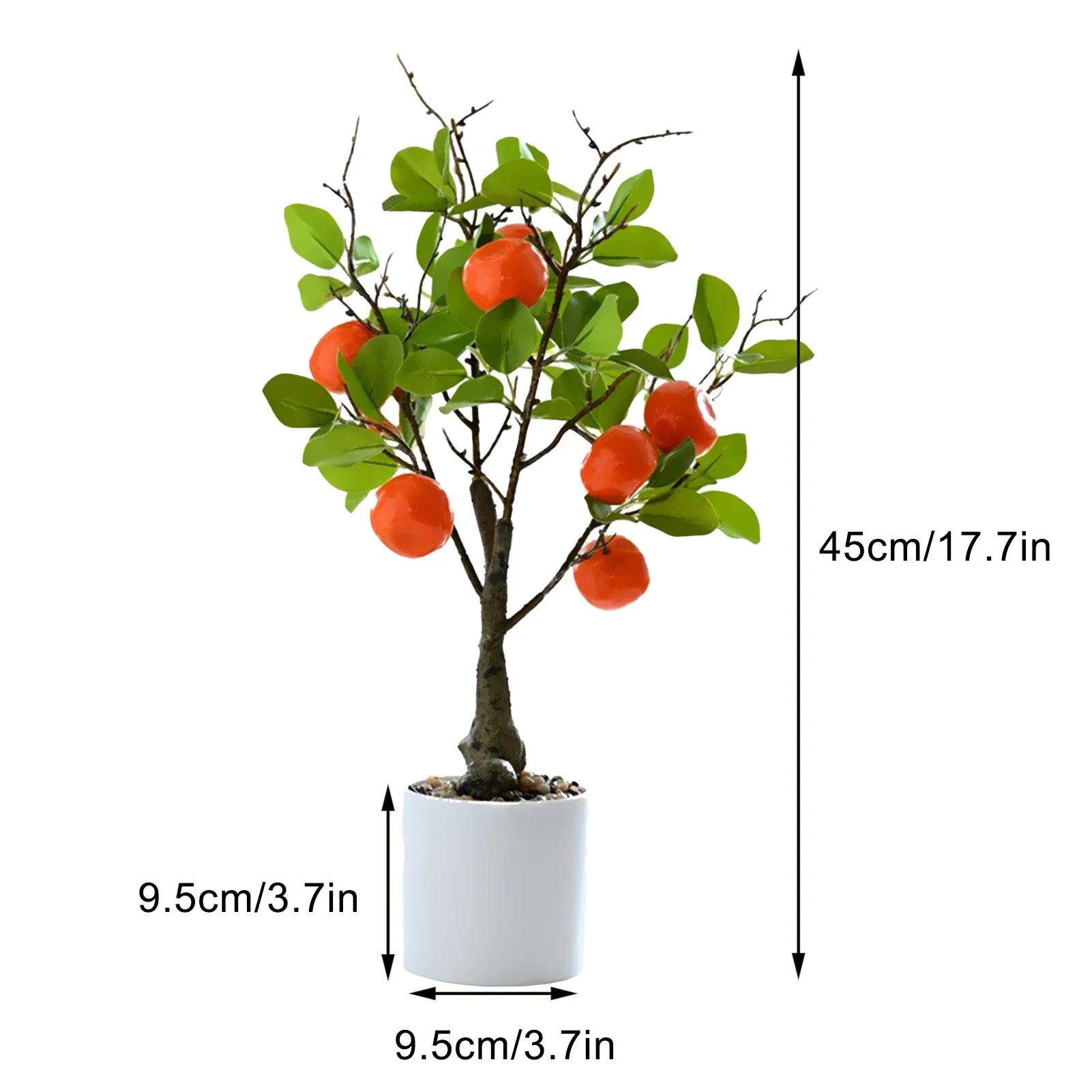Fake Lemon Orange Pomegranate Fruit Tree Artificial Potted Plants Bonsai Desk Office Bathroom Party Table Centerpiece Home Decor помаранчевий
Fake Lemon Orange Pomegranate Fruit Tree Artificial Potted Plants Bonsai Desk Office Bathroom Party Table Centerpiece Home Decor помаранчевий