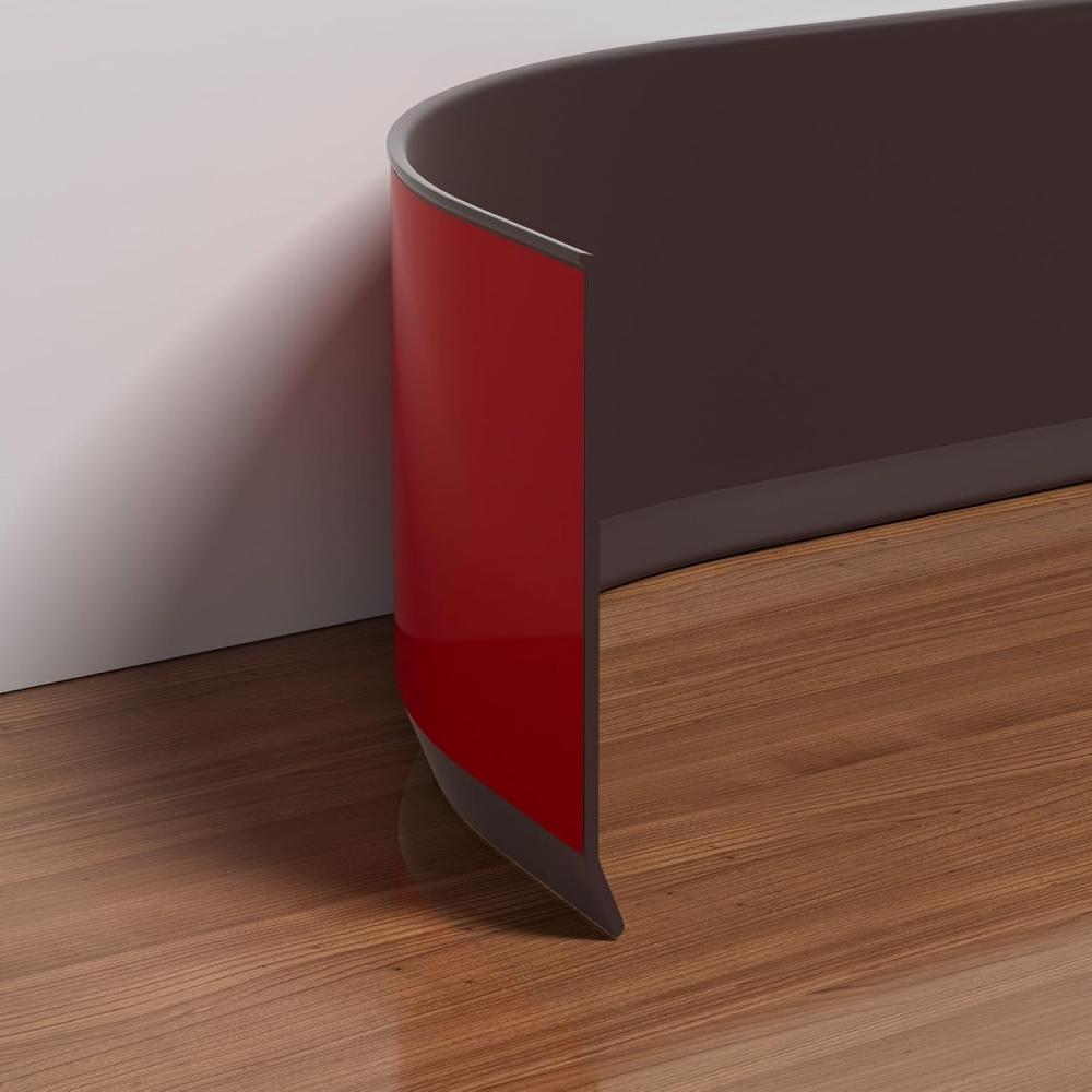 1pc 3metersX10cm Flexible Baseboard Trim Self-Adhesive Rubber Skirting Board Waterproof Peel and Stick Rubber Wall Trim 3meters кавовий
1pc 3metersX10cm Flexible Baseboard Trim Self-Adhesive Rubber Skirting Board Waterproof Peel and Stick Rubber Wall Trim 3meters кавовий