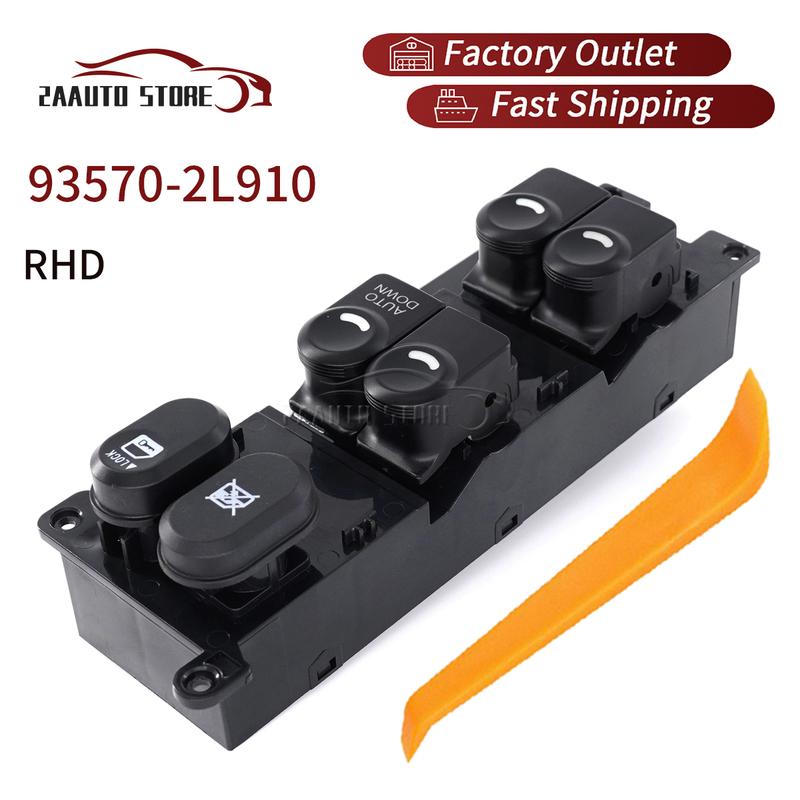 93570-2L010 935702L910 For Hyundai i30 2007-2012 FD RHD Front Right Auto Power Window Switch Control Parts Lifter 16P
93570-2L010 935702L910 For Hyundai i30 2007-2012 FD RHD Front Right Auto Power Window Switch Control Parts Lifter 16P