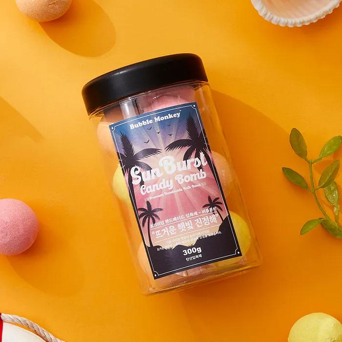 Bubble Monkey Sunburst Candy Bomb Шипучая соль для ванны 30гX10шт
Bubble Monkey Sunburst Candy Bomb Шипучая соль для ванны 30гX10шт