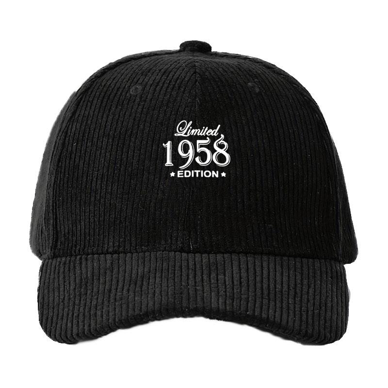 Corduroy Baseball Cap Men Women Limited Edition Retro Style Fashion Dad Cap Adjustable Classic Sun Hat Casual Outdoor Streetwear чорний
Corduroy Baseball Cap Men Women Limited Edition Retro Style Fashion Dad Cap Adjustable Classic Sun Hat Casual Outdoor Streetwear чорний