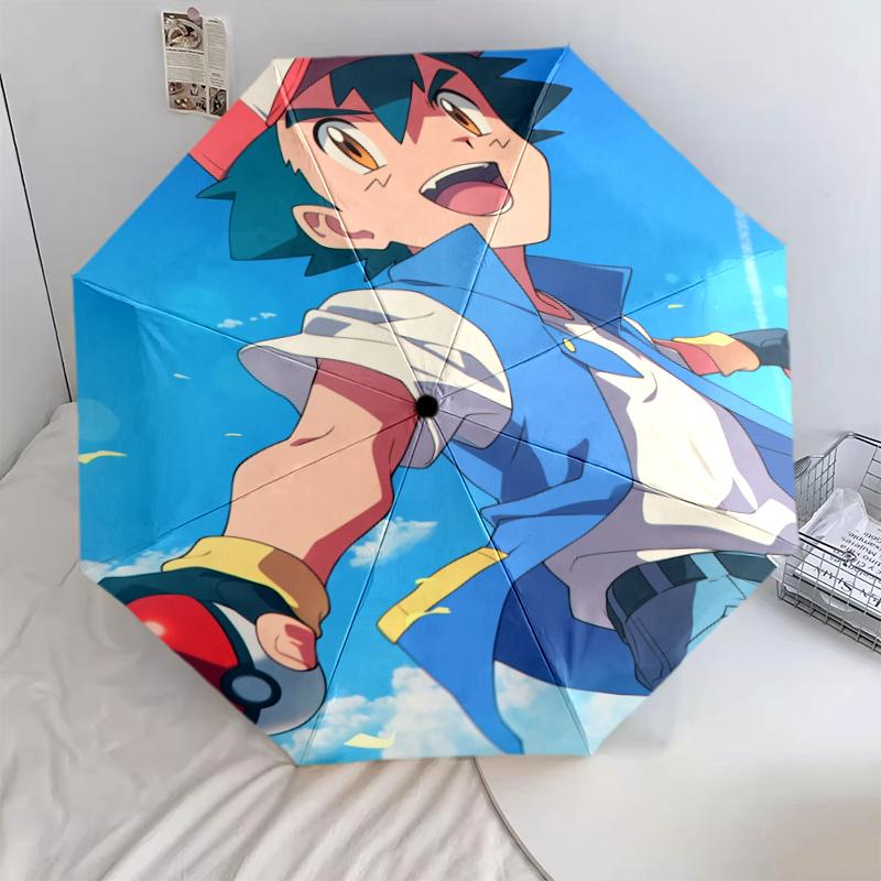 Pokémon Cartoon pattern, automatic folding umbrella, portable and foldable design, 8 ribs, a Christmas or birthday gift.
Pokémon Cartoon pattern, automatic folding umbrella, portable and foldable design, 8 ribs, a Christmas or birthday gift.