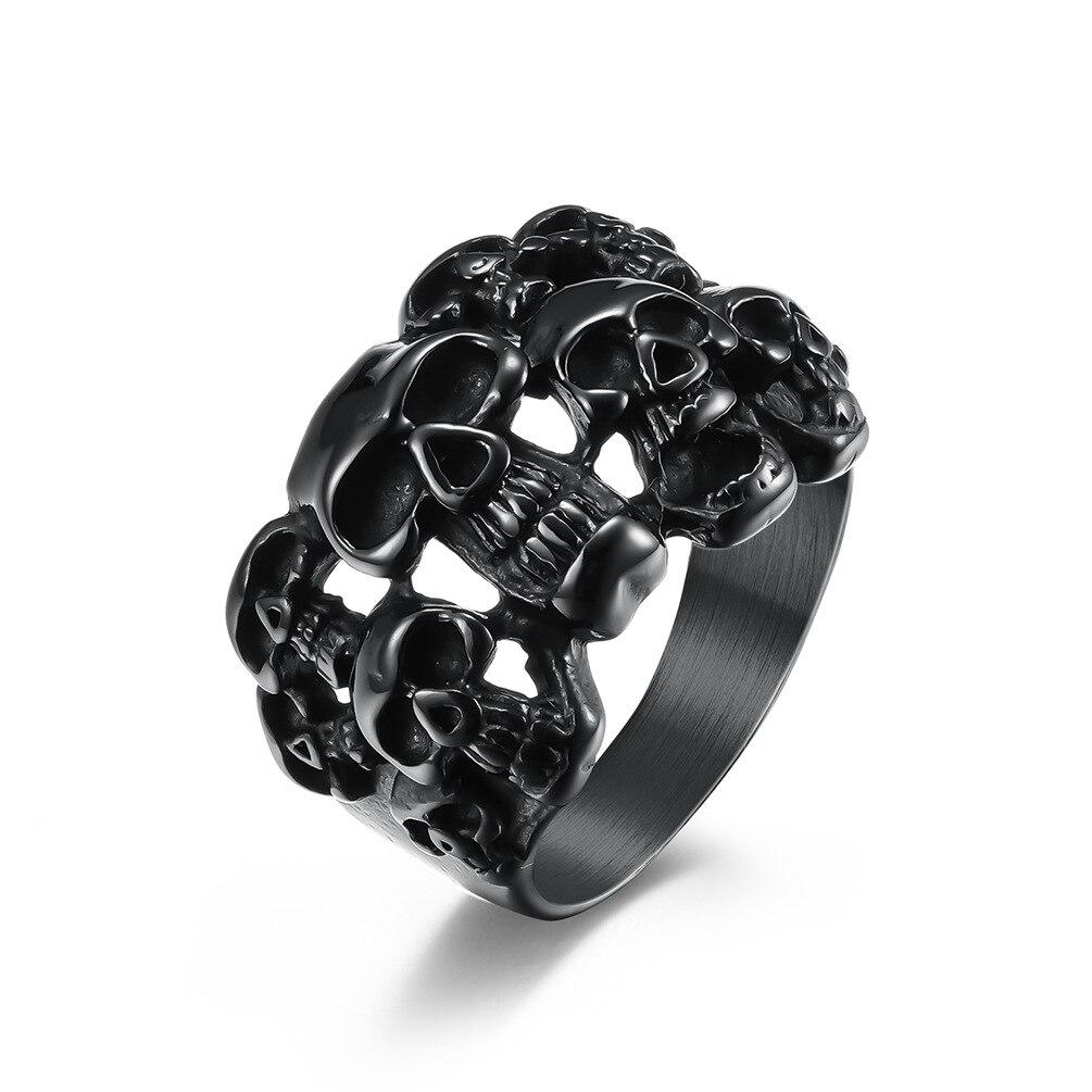 Retro Gothic Titanium Skeleton Cyclist Locomotive Rings Cocktail Party Accessories Punk Holiday Gift Jewelry 8 чорний
Retro Gothic Titanium Skeleton Cyclist Locomotive Rings Cocktail Party Accessories Punk Holiday Gift Jewelry 8 чорний