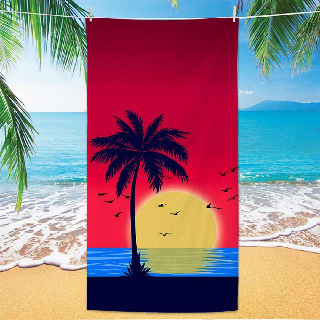 Palm Tree Pattern Beach Towel, Digital Printing Thin Quick-Dry Anti-Sand Microfiber Lightweight for Swim, Yoga, Travel, Gym, Gif W30*H60(CM)
Palm Tree Pattern Beach Towel, Digital Printing Thin Quick-Dry Anti-Sand Microfiber Lightweight for Swim, Yoga, Travel, Gym, Gif W30*H60(CM)