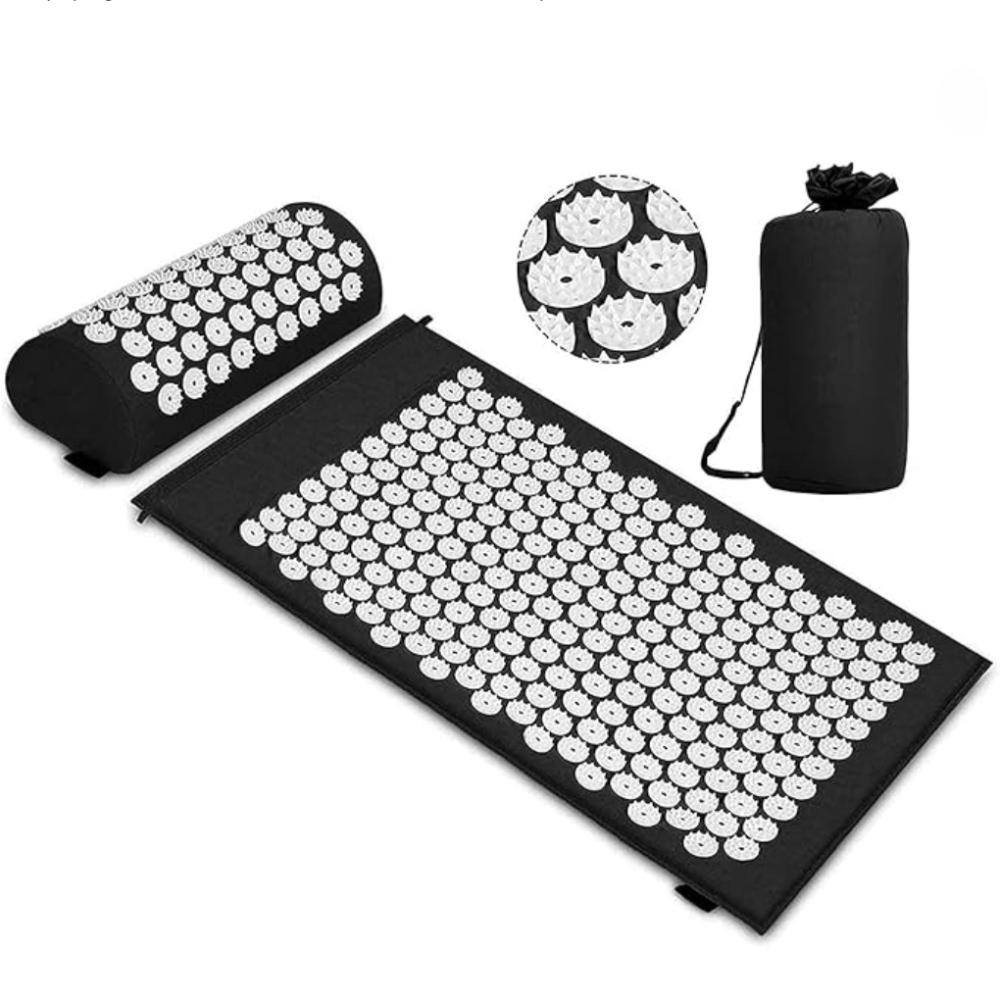 Подушка-мат для акупрессуры для успокаивающей релаксации и массажа, облегчения боли в спине, головной боли, боли в шее, стресса и нарушений сна в домашних условиях чёрный
Подушка-мат для акупрессуры для успокаивающей релаксации и массажа, облегчения боли в спине, головной боли, боли в шее, стресса и нарушений сна в домашних условиях чёрный