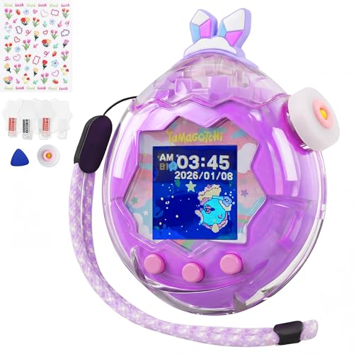 GOKEI Tamagotchi Paradise Protective Case Set with Replacement Cap 3 Screen Protectors Strap Full Protection Shockproof Scratch-Resistant Durable
GOKEI Tamagotchi Paradise Protective Case Set with Replacement Cap 3 Screen Protectors Strap Full Protection Shockproof Scratch-Resistant Durable