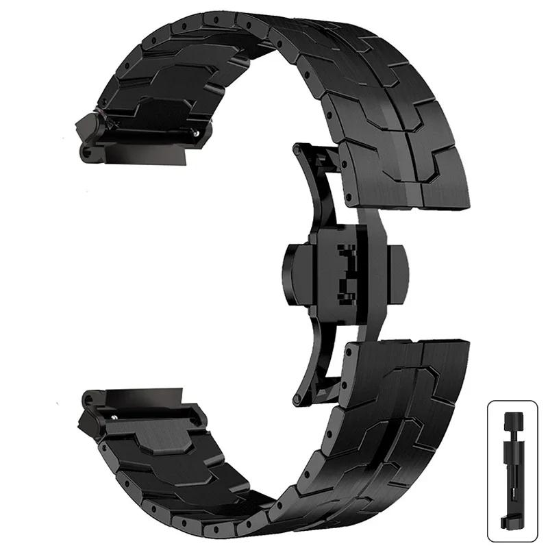 Сталевий ремінець для Huami Amazfit T-rex 3/2 Trex Pro Металевий ремінець для годинника Amazfit T-Rex Ultra Метеликова застібка Аксесуари для смарт-годинника Amazfit T-Rex 3
Сталевий ремінець для Huami Amazfit T-rex 3/2 Trex Pro Металевий ремінець для годинника Amazfit T-Rex Ultra Метеликова застібка Аксесуари для смарт-годинника Amazfit T-Rex 3