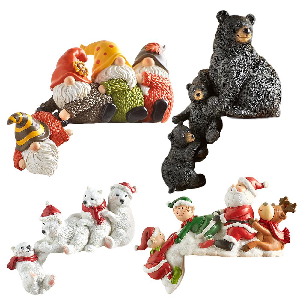 Christmas Cute Cartoon Figurines Resin Desktop Gnome Decor Decorative Santa Claus Ornaments for Bedside Tabletop
Christmas Cute Cartoon Figurines Resin Desktop Gnome Decor Decorative Santa Claus Ornaments for Bedside Tabletop