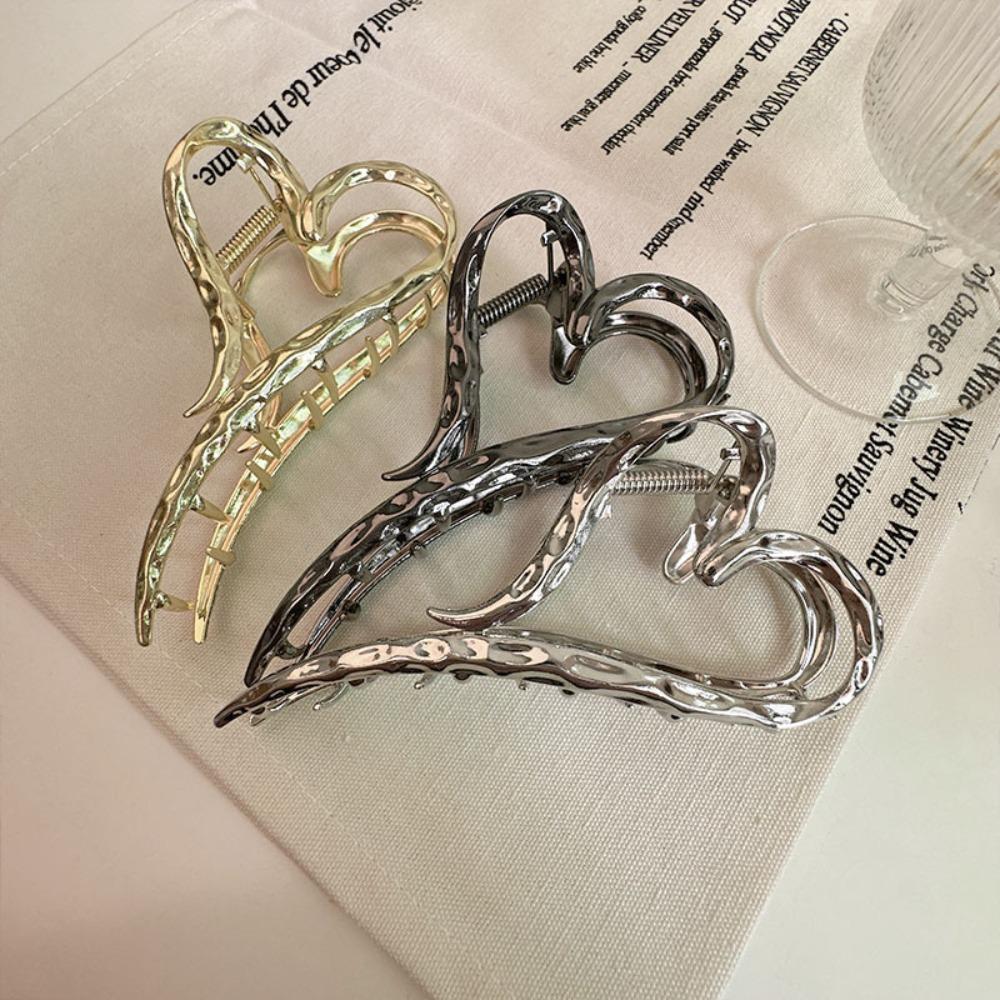 Grab Clip Metal Heart Hair Clip Gold Silver Large Hair Claw Creative Metal Heart Hair Claw Lady золотой
Grab Clip Metal Heart Hair Clip Gold Silver Large Hair Claw Creative Metal Heart Hair Claw Lady золотой
