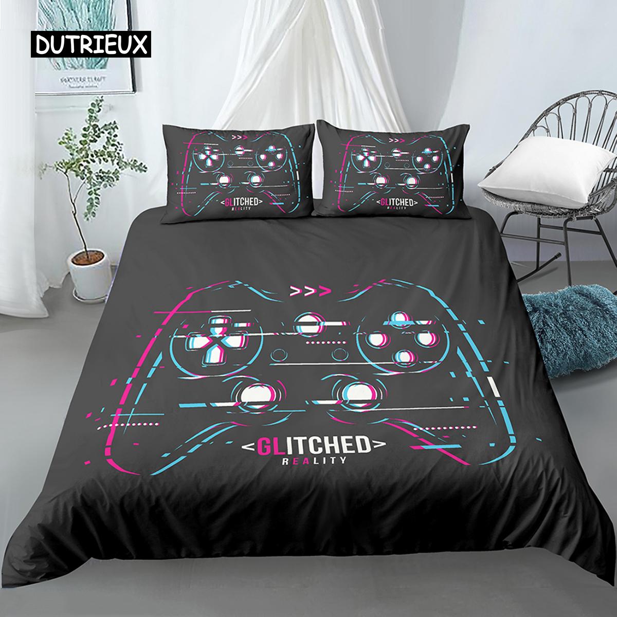 Bed Linen Package for Boys Modern Gamer Comforter Cover Video Game Bed Cover Kids Bed Linen Package Gamer 2/3pcs Sturdy Polyester Quilt Cover EU single(135x200cm)
Bed Linen Package for Boys Modern Gamer Comforter Cover Video Game Bed Cover Kids Bed Linen Package Gamer 2/3pcs Sturdy Polyester Quilt Cover EU single(135x200cm)