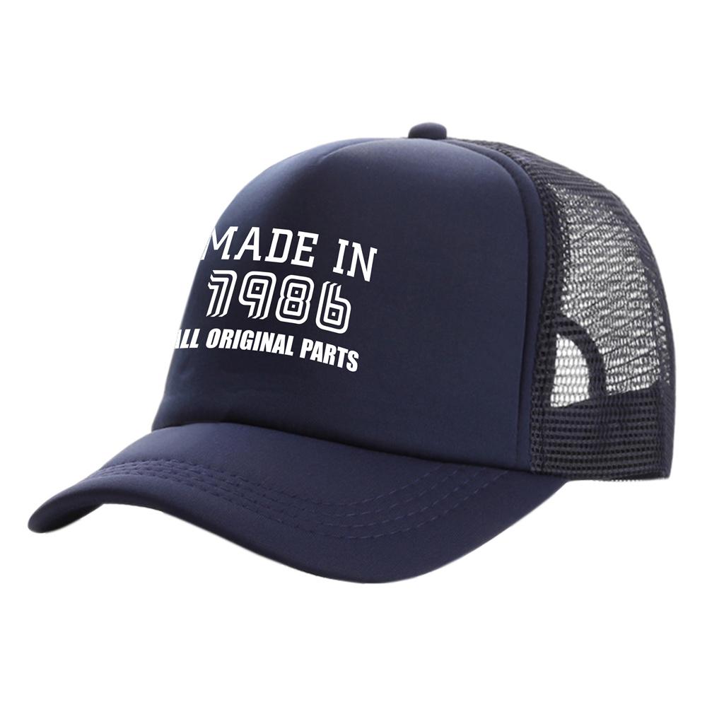 Made In 1986 All Original Parts Trucker Cap Unisex Birthday Gift Baseball Caps Unisex Mesh Net Hats MZ-415
Made In 1986 All Original Parts Trucker Cap Unisex Birthday Gift Baseball Caps Unisex Mesh Net Hats MZ-415