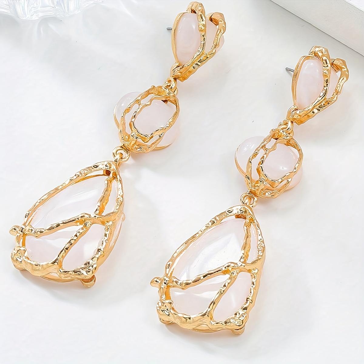 Модные висячие серьги для женских украшений белый
Модные висячие серьги для женских украшений белый