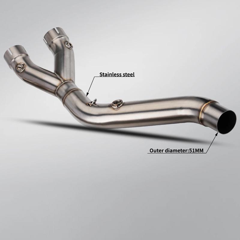 Yamaha R1/MT10 2015-2024 Motorcycle Stainless Steel Exhaust Mid-Pipe
Yamaha R1/MT10 2015-2024 Motorcycle Stainless Steel Exhaust Mid-Pipe