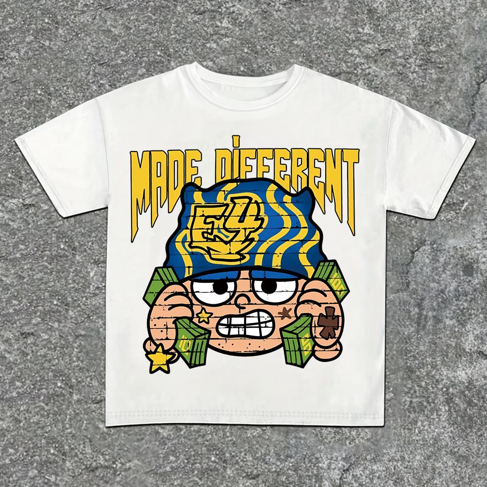 Trendy Cartoon Print T Shirt Men Women Hip Hop Streetwear Oversized 100% Cotton Short Sleeve T-Shirt Summer Harajuku Punk Top S
Trendy Cartoon Print T Shirt Men Women Hip Hop Streetwear Oversized 100% Cotton Short Sleeve T-Shirt Summer Harajuku Punk Top S