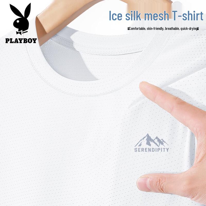 PLAYBOY Men s 2026 Summer Ice Silk Quick-Dry T-Shirt M
PLAYBOY Men s 2026 Summer Ice Silk Quick-Dry T-Shirt M