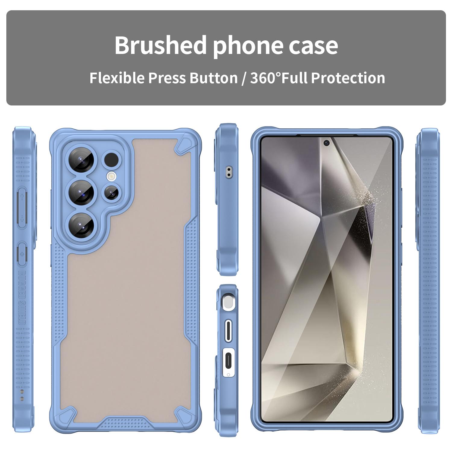 For Samsung Galaxy S25 Ultra Back Cover WANLONFENG MFFJ2 Series TPU+Acrylic Phone Case with 2PCS Tempered Glass Purple
For Samsung Galaxy S25 Ultra Back Cover WANLONFENG MFFJ2 Series TPU+Acrylic Phone Case with 2PCS Tempered Glass Purple