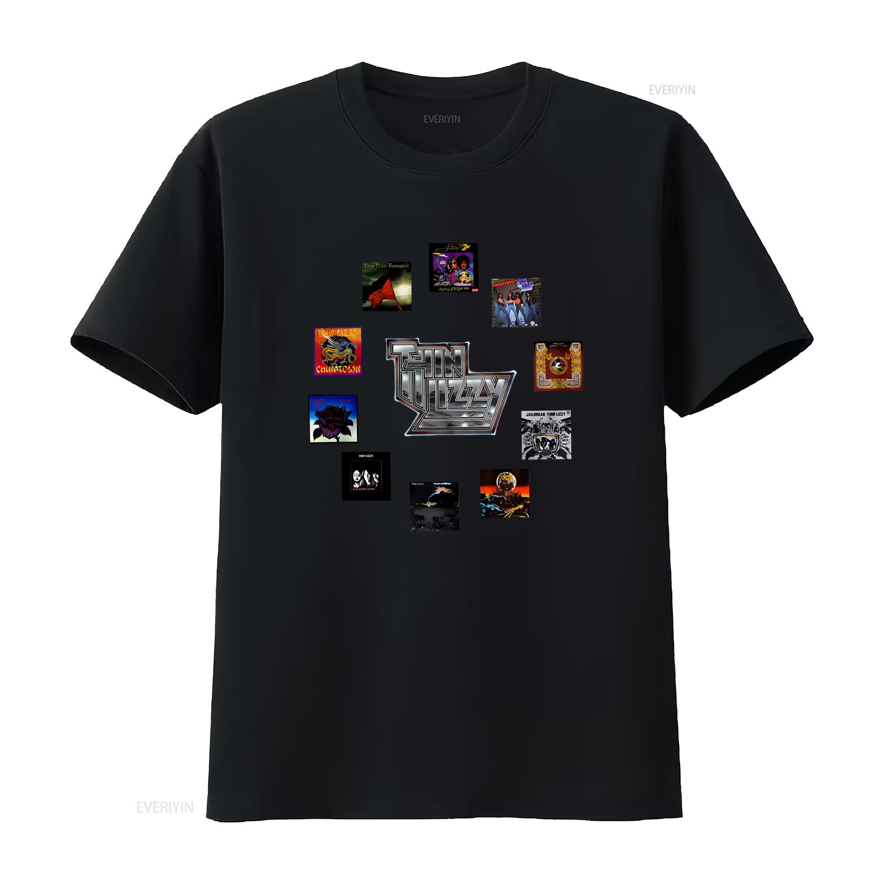Regular Size M 4XL Cotton T Shirt Thin Lizzy Band Albums vintage Washed Top For Everyday Wear Casual fashion Stretched 4XL
Regular Size M 4XL Cotton T Shirt Thin Lizzy Band Albums vintage Washed Top For Everyday Wear Casual fashion Stretched 4XL