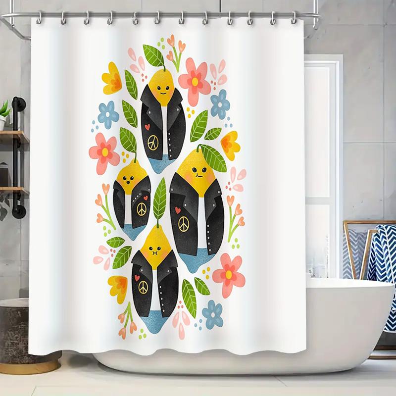 Bathroom Shower Curtain Floral Pattern Waterproof Fabric Decor Farmhouse Rustic Vintage Home Spa Hotel Room Divider 90x180cm
Bathroom Shower Curtain Floral Pattern Waterproof Fabric Decor Farmhouse Rustic Vintage Home Spa Hotel Room Divider 90x180cm