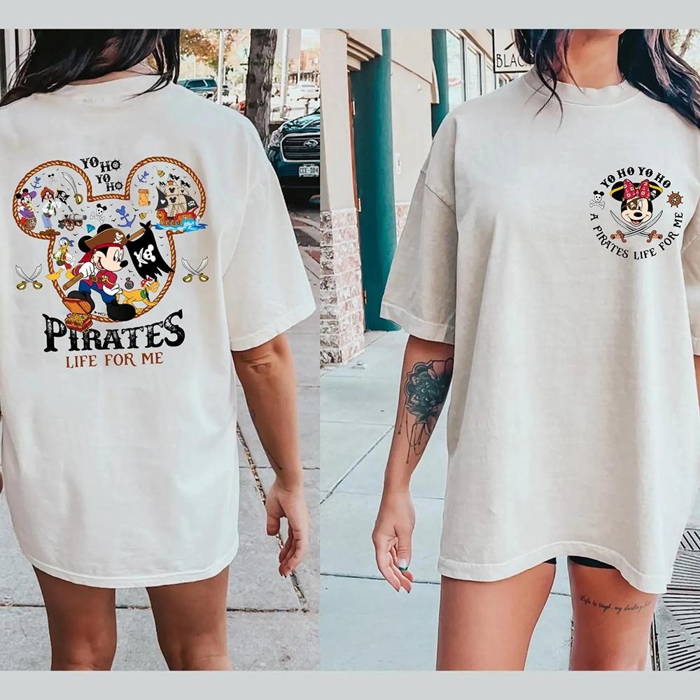 New Mickey Minnie Pirate Cartoon Print Womens TShirt Family Sweatshirt Summer Loose Breathable Short Sleeve S
New Mickey Minnie Pirate Cartoon Print Womens TShirt Family Sweatshirt Summer Loose Breathable Short Sleeve S