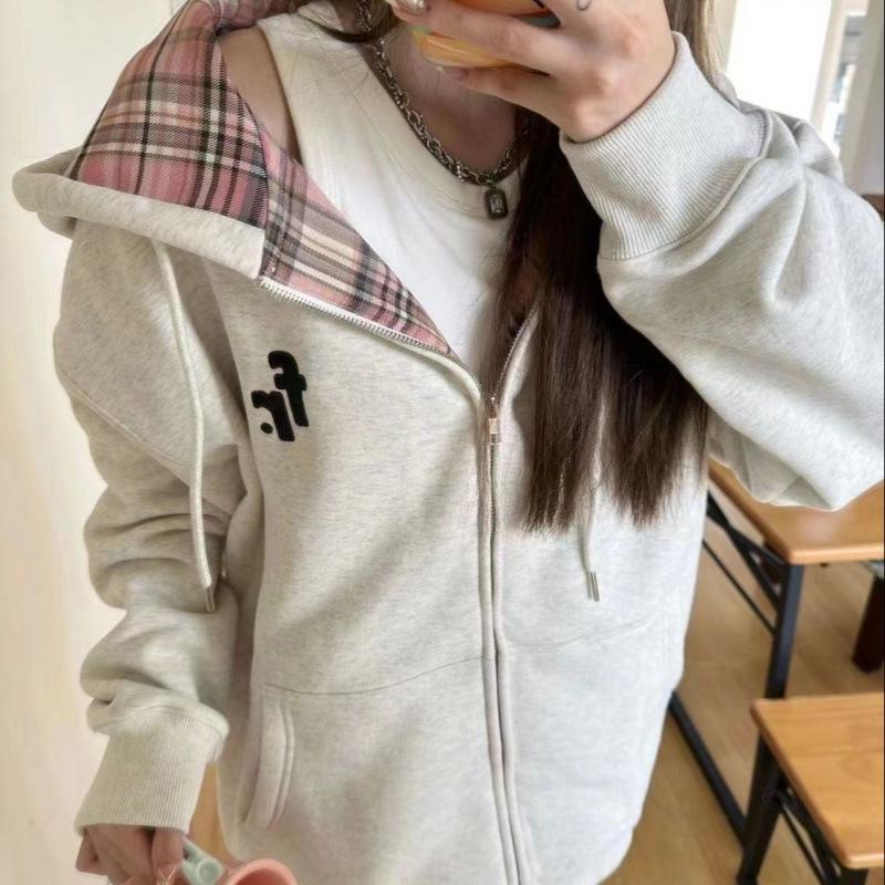 Кардиган Huamian 280г в клетку из имитации хлопка и молочного шелка, худи в корейском стиле для женщин L
Кардиган Huamian 280г в клетку из имитации хлопка и молочного шелка, худи в корейском стиле для женщин L
