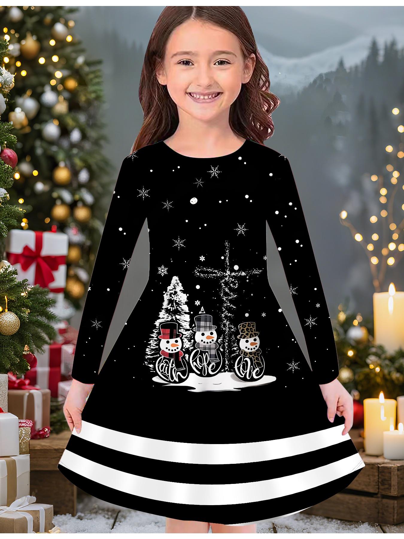 Модное осенне-зимнее платье для девочек, 3D Рождественский принт, Круглый вырез, Длинное детское платье-футболка, Повседневное универсальное, Рождественская одежда 100 белый
Модное осенне-зимнее платье для девочек, 3D Рождественский принт, Круглый вырез, Длинное детское платье-футболка, Повседневное универсальное, Рождественская одежда 100 белый