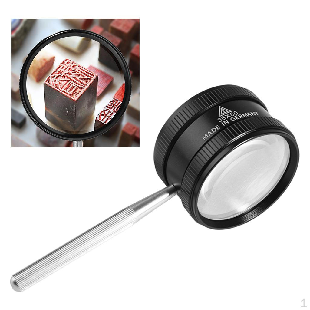 35X Handheld Reading Glass High Power Magnifying for Seniors Reading, Jewelry, Explorin
35X Handheld Reading Glass High Power Magnifying for Seniors Reading, Jewelry, Explorin