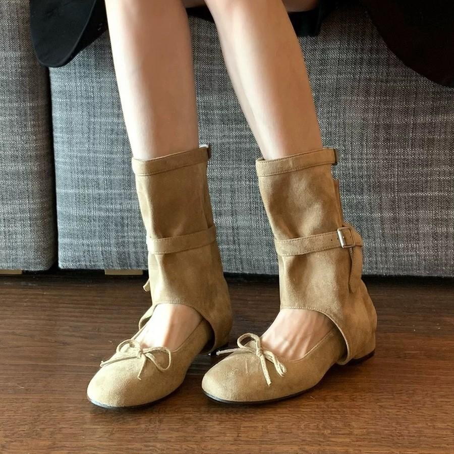 Bow hollow ballet wind cool boots women s 2025 summer new long boots flat thin boots Roman sandals 40 хаки
Bow hollow ballet wind cool boots women s 2025 summer new long boots flat thin boots Roman sandals 40 хаки
