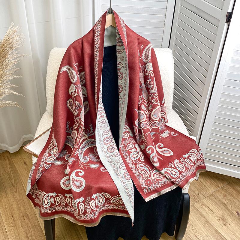 65*180cm Double Sides Paisley Women Scarf Faux Cashmere Scarves Cold Proof Winter Warm Wrap Shawls Foulard Pashmina Neckerchief 65x180cm
65*180cm Double Sides Paisley Women Scarf Faux Cashmere Scarves Cold Proof Winter Warm Wrap Shawls Foulard Pashmina Neckerchief 65x180cm