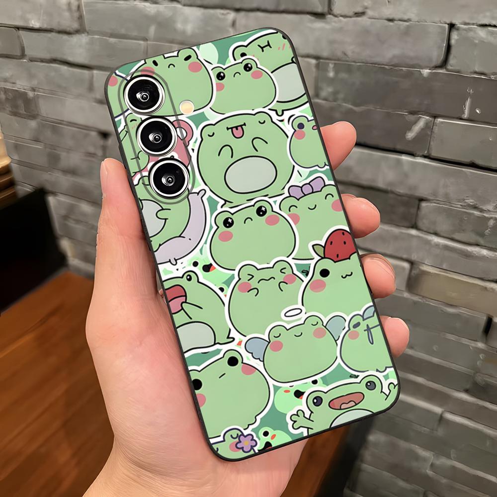 Cute Green Frog Phone Case For Samsung S26 S25 Plus S20 S20 Plus S22 Ultra S23 FE S21 Plus S21 Ultra Soft Cover Samsung S21 Ultra
Cute Green Frog Phone Case For Samsung S26 S25 Plus S20 S20 Plus S22 Ultra S23 FE S21 Plus S21 Ultra Soft Cover Samsung S21 Ultra