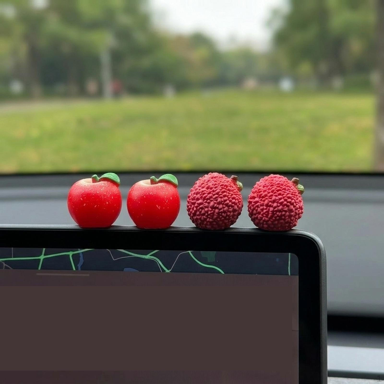 4 Pieces Fruit Car Dashboard Decorations Gifts Accessories Mini Center Console Ornaments for Office
4 Pieces Fruit Car Dashboard Decorations Gifts Accessories Mini Center Console Ornaments for Office