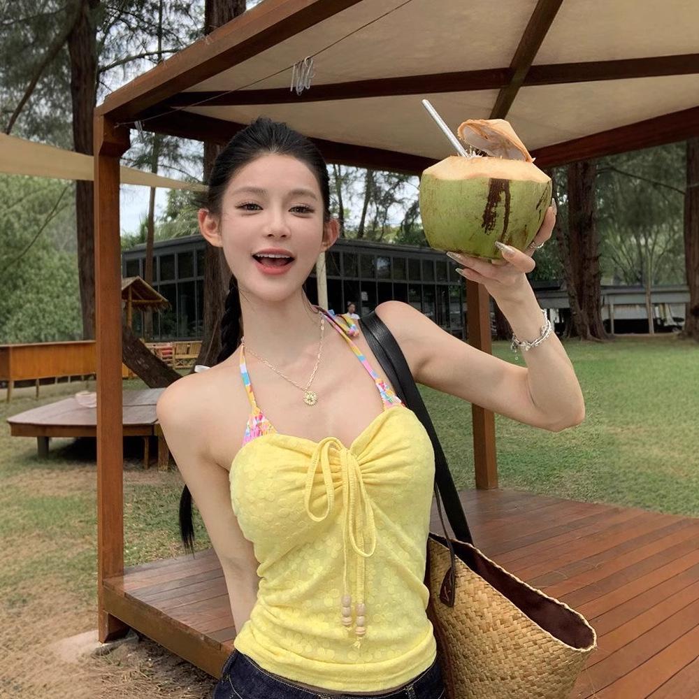 Yellow Strapless Bandage Bandeau Tank Top for Women - Slimming Summer Outerwear Small жёлтый
Yellow Strapless Bandage Bandeau Tank Top for Women - Slimming Summer Outerwear Small жёлтый