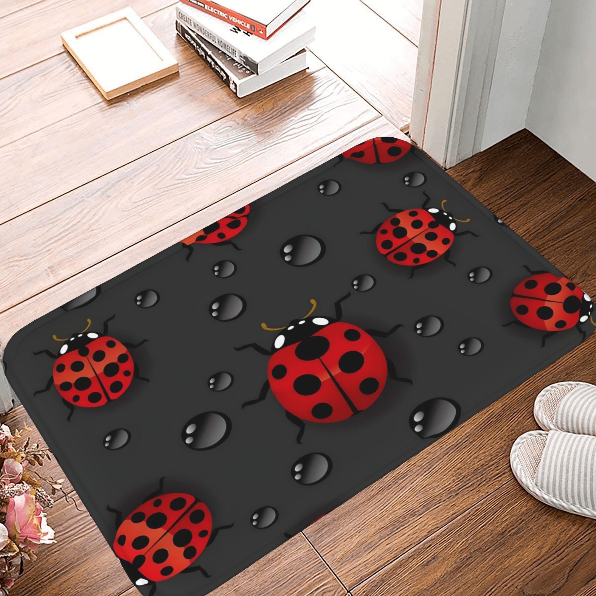 C1P Ladyfug Pattern Kitchen Rug Non-Slip Door Mat Pop design Bathroom Rug Bath Mat Carpet for Home Sink Laundry Decoreeree 40cm x 60cm
C1P Ladyfug Pattern Kitchen Rug Non-Slip Door Mat Pop design Bathroom Rug Bath Mat Carpet for Home Sink Laundry Decoreeree 40cm x 60cm
