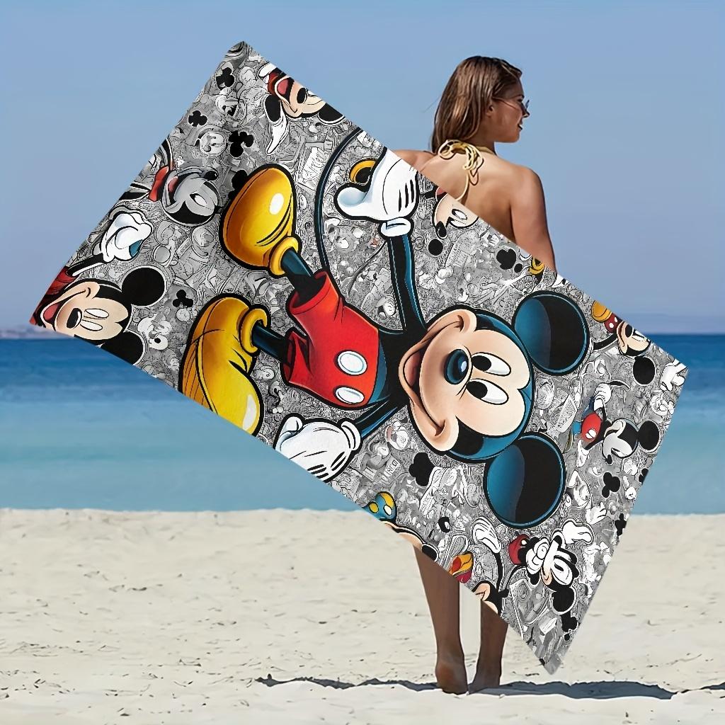 1pc Mickey Mouse Beach Towel - Polyester 2D Flat Quick-Dry Swim Travel Towel, Unisex Lightweight Soft Gift for Camping Su W30*H60(CM)
1pc Mickey Mouse Beach Towel - Polyester 2D Flat Quick-Dry Swim Travel Towel, Unisex Lightweight Soft Gift for Camping Su W30*H60(CM)