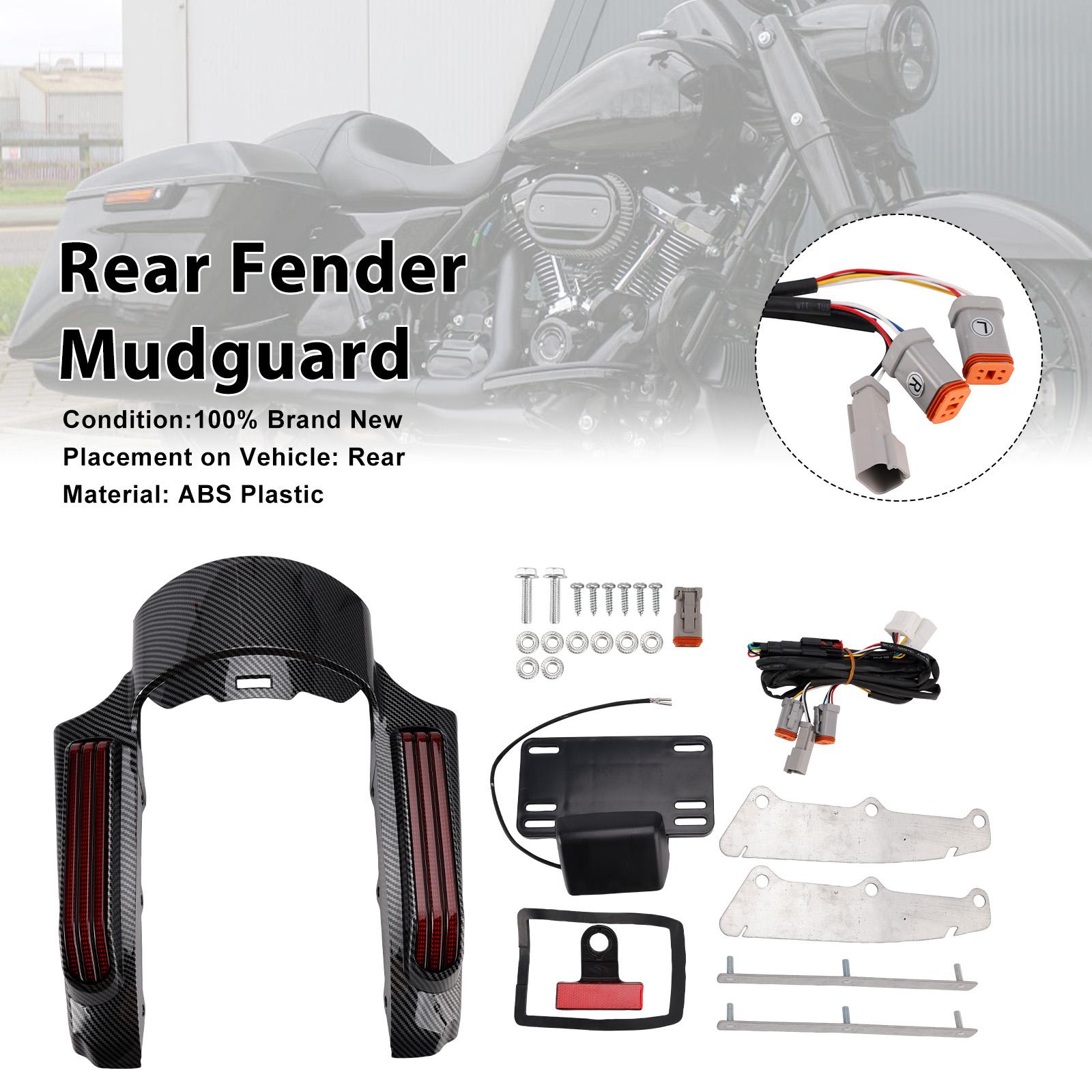 Rear Fender LED Light fit for Touring Road King FLHR Street Glide 14+
Rear Fender LED Light fit for Touring Road King FLHR Street Glide 14+