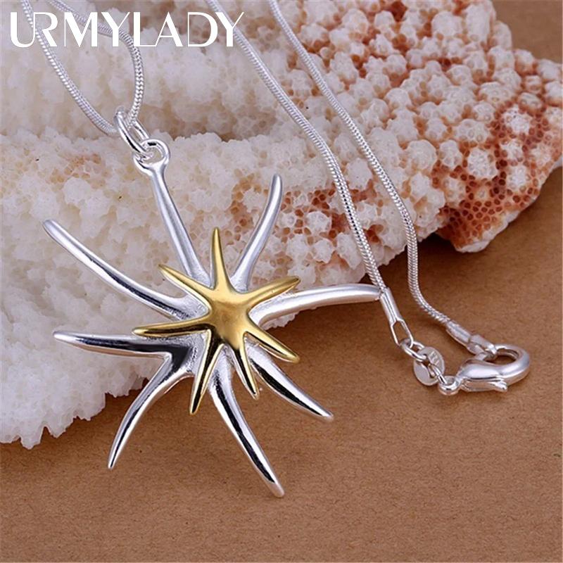 45-75cm 925 Sterling silver Necklace jewelry Promotions Beautiful fashion Elegant charms Starfish Noble women lady pretty 45cm
45-75cm 925 Sterling silver Necklace jewelry Promotions Beautiful fashion Elegant charms Starfish Noble women lady pretty 45cm