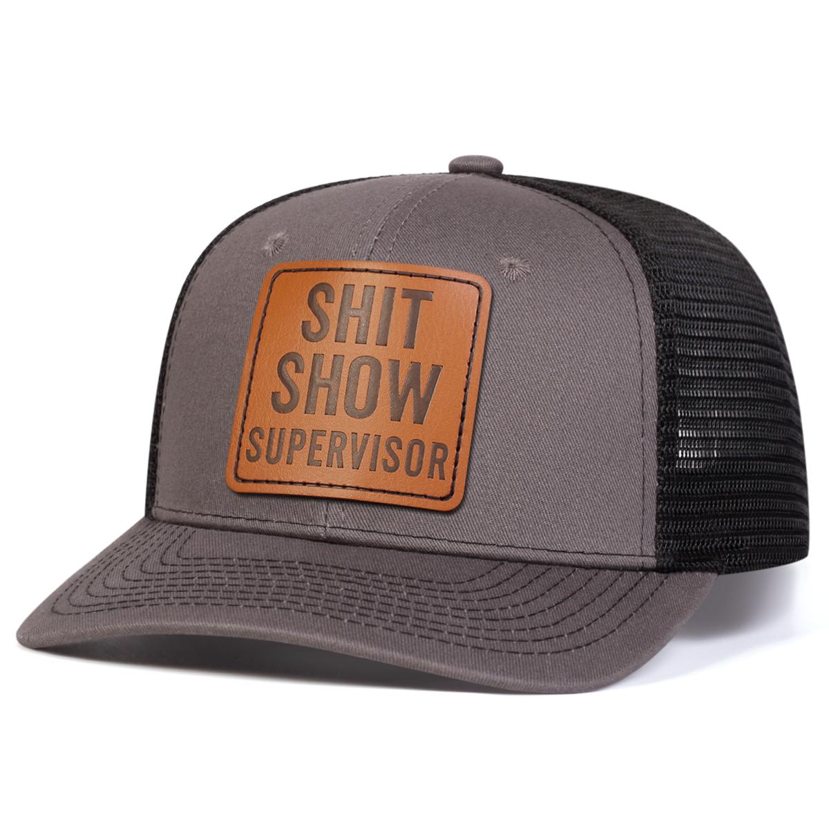 1Piece Unisex Shit Show Leather Patch Baseball Net Hat Outdoor Adjustable Sunscreen Leisure Hat Spring Autumn Travel Vacation
1Piece Unisex Shit Show Leather Patch Baseball Net Hat Outdoor Adjustable Sunscreen Leisure Hat Spring Autumn Travel Vacation