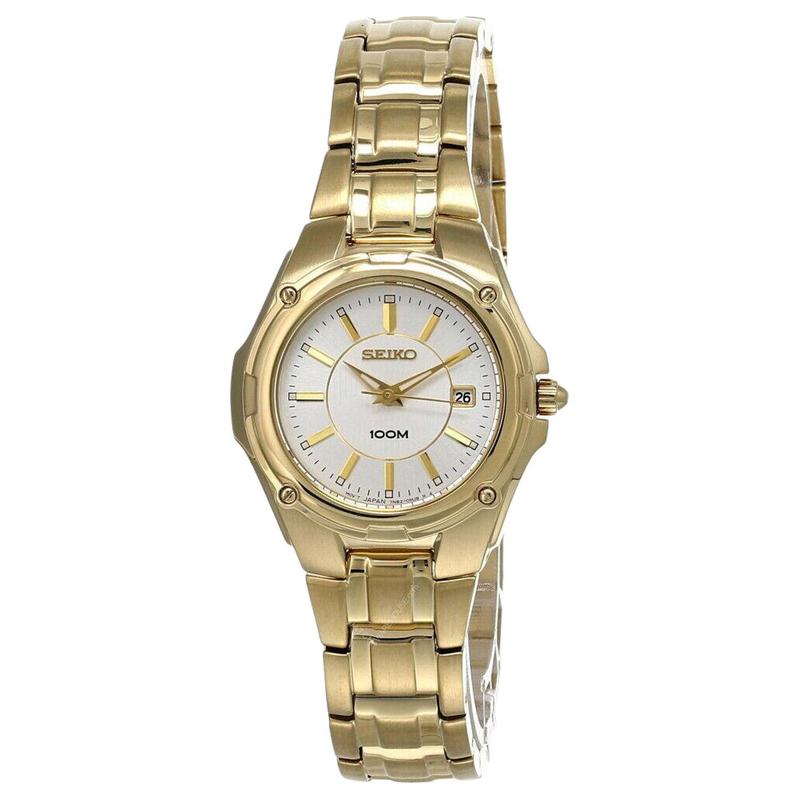 SEIKO 100 meters waterproof Quartz Steel Strap 25mm women s watch silver dial SXD396
SEIKO 100 meters waterproof Quartz Steel Strap 25mm women s watch silver dial SXD396