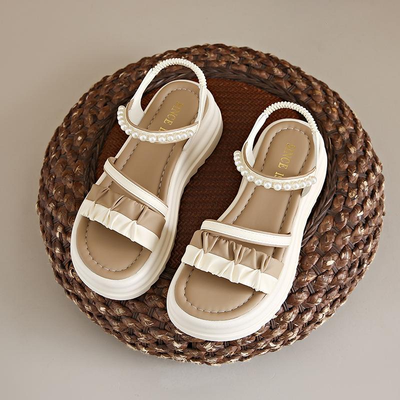 Open-toed fairy wind pleated sandals female 2025 summer new French temperament one-word buckle beach Roman sandals female 41
Open-toed fairy wind pleated sandals female 2025 summer new French temperament one-word buckle beach Roman sandals female 41