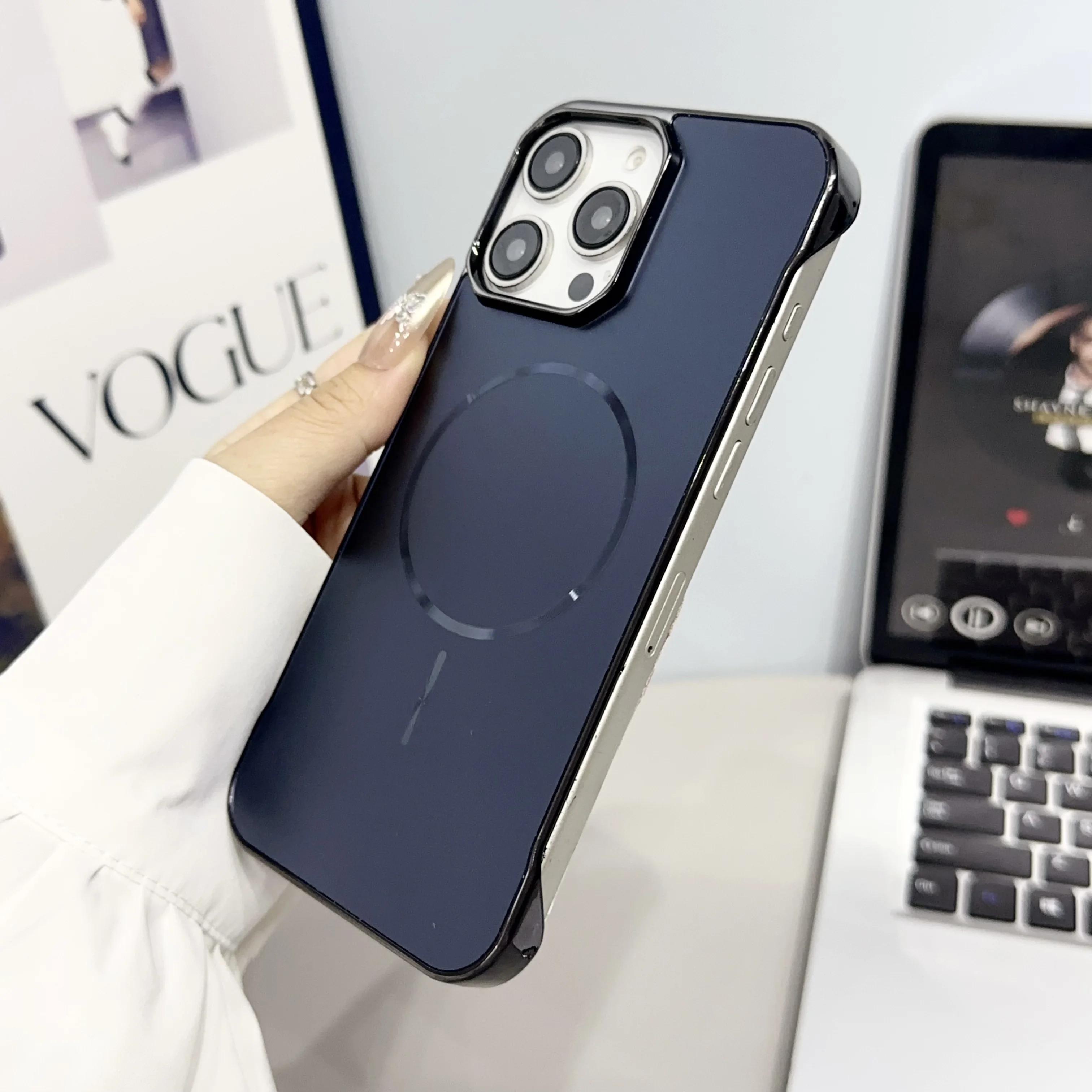 Borderless Electroplated Magnetic AG Traceless Phone Case for iPhone 16 15 Plus 14 13 12 Pro Max Shockproof Protective Case iPhone 14 Pro Max чорний
Borderless Electroplated Magnetic AG Traceless Phone Case for iPhone 16 15 Plus 14 13 12 Pro Max Shockproof Protective Case iPhone 14 Pro Max чорний