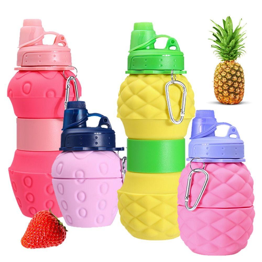 Складные бутылки для воды в форме ананаса, многоразовая спортивная бутылка, портативная походная кружка для воды на открытом воздухе
Складные бутылки для воды в форме ананаса, многоразовая спортивная бутылка, портативная походная кружка для воды на открытом воздухе