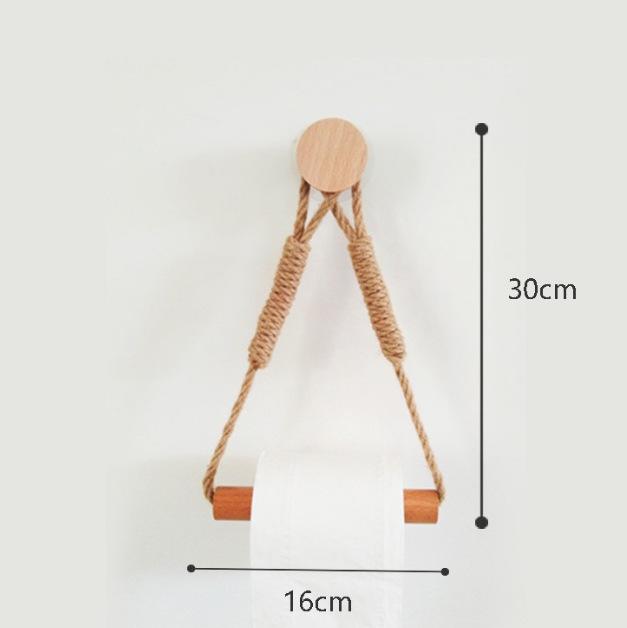 Держатель для туалетной бумаги из пеньковой веревки - Креативное хранилище рулонов из нержавеющей стали 304
Держатель для туалетной бумаги из пеньковой веревки - Креативное хранилище рулонов из нержавеющей стали 304