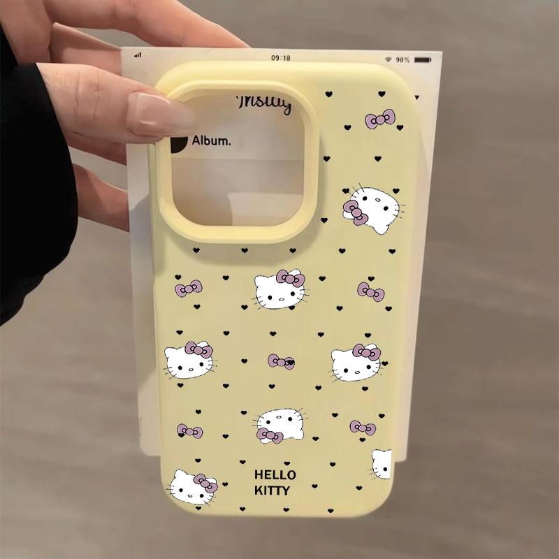 Full-Screen Kitty Soft Case for Apple 17 ProMax: Compatible with 16, 15, 14 Pro, 12 Mochi, 17 Cartoon 17 Pro Max
Full-Screen Kitty Soft Case for Apple 17 ProMax: Compatible with 16, 15, 14 Pro, 12 Mochi, 17 Cartoon 17 Pro Max