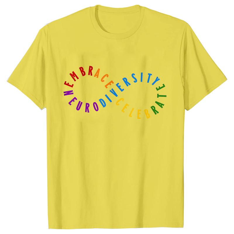 Autism Acceptance Rainbow Infinity Symbol Print Women T-shirt Short Sleeve Graphic T Top Summer Shirt Tshirts Female Tee T-Shirt 6XL
Autism Acceptance Rainbow Infinity Symbol Print Women T-shirt Short Sleeve Graphic T Top Summer Shirt Tshirts Female Tee T-Shirt 6XL