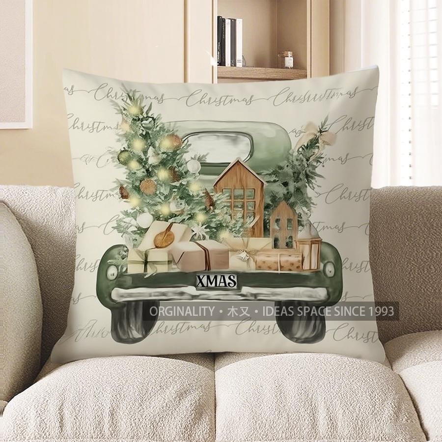 Home Decor Christmas Tree With Lights And Gifts Pillow Pattern Cushion Cover Suitable For Sofa Bedroom Car Pillow Cover 40x40cm
Home Decor Christmas Tree With Lights And Gifts Pillow Pattern Cushion Cover Suitable For Sofa Bedroom Car Pillow Cover 40x40cm
