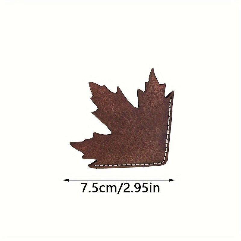 1 шт. Кожаная закладка в виде кленового листа - Винтажный уголок-держатель для книг, Идеальный подарок для книголюбов на особые случаи коричневый
1 шт. Кожаная закладка в виде кленового листа - Винтажный уголок-держатель для книг, Идеальный подарок для книголюбов на особые случаи коричневый