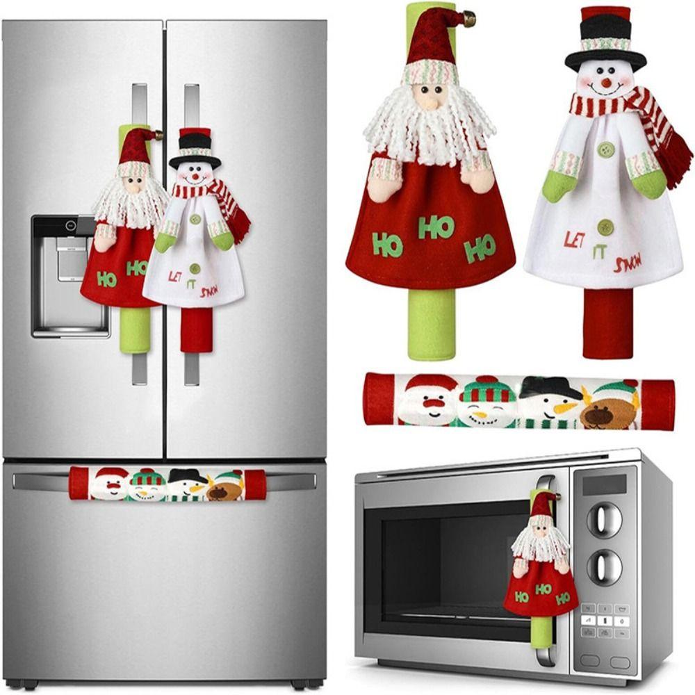 Cute Christmas Refrigerator Door Handle Snowman Santa Kitchen Appliance Handle Refrigerator 1 Set
Cute Christmas Refrigerator Door Handle Snowman Santa Kitchen Appliance Handle Refrigerator 1 Set