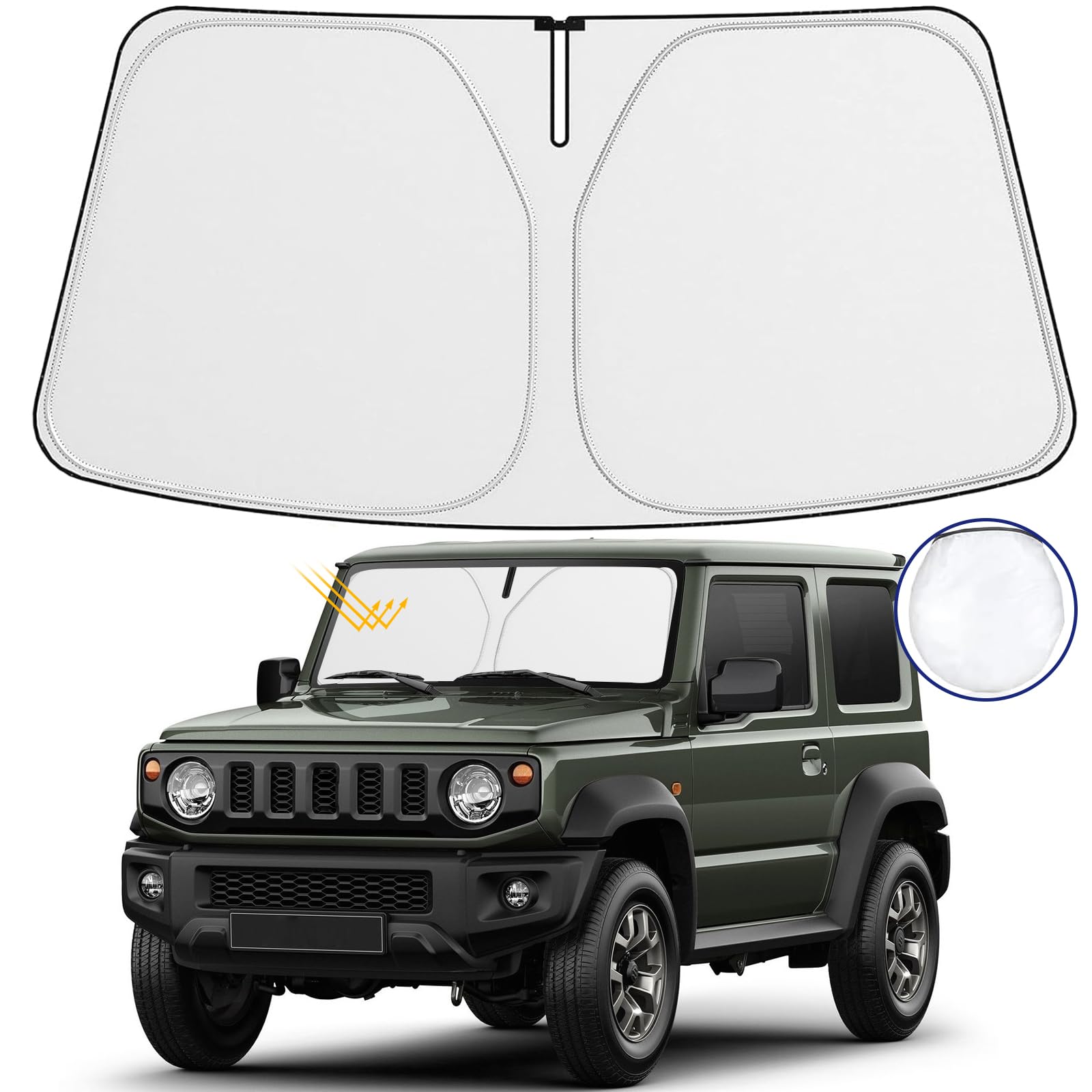 Солнцезащитный козырек для автомобилей Jimny JB04 Серия JIMNY JB04 Солнцезащитный козырек для автомобилей Передний козырек или более Защита от УФ-излучения Затемнение Защита от тепла Складной Легко крепится
Солнцезащитный козырек для автомобилей Jimny JB04 Серия JIMNY JB04 Солнцезащитный козырек для автомобилей Передний козырек или более Защита от УФ-излучения Затемнение Защита от тепла Складной Легко крепится