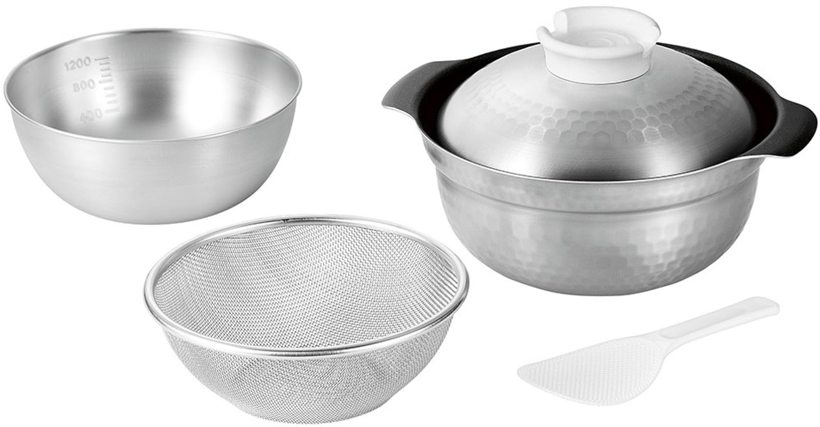 Yokoyama Tsubamejuku no Waza Multi-Purpose Rice Cooker, 20cm (3-cup capacity), GH-2000
Yokoyama Tsubamejuku no Waza Multi-Purpose Rice Cooker, 20cm (3-cup capacity), GH-2000