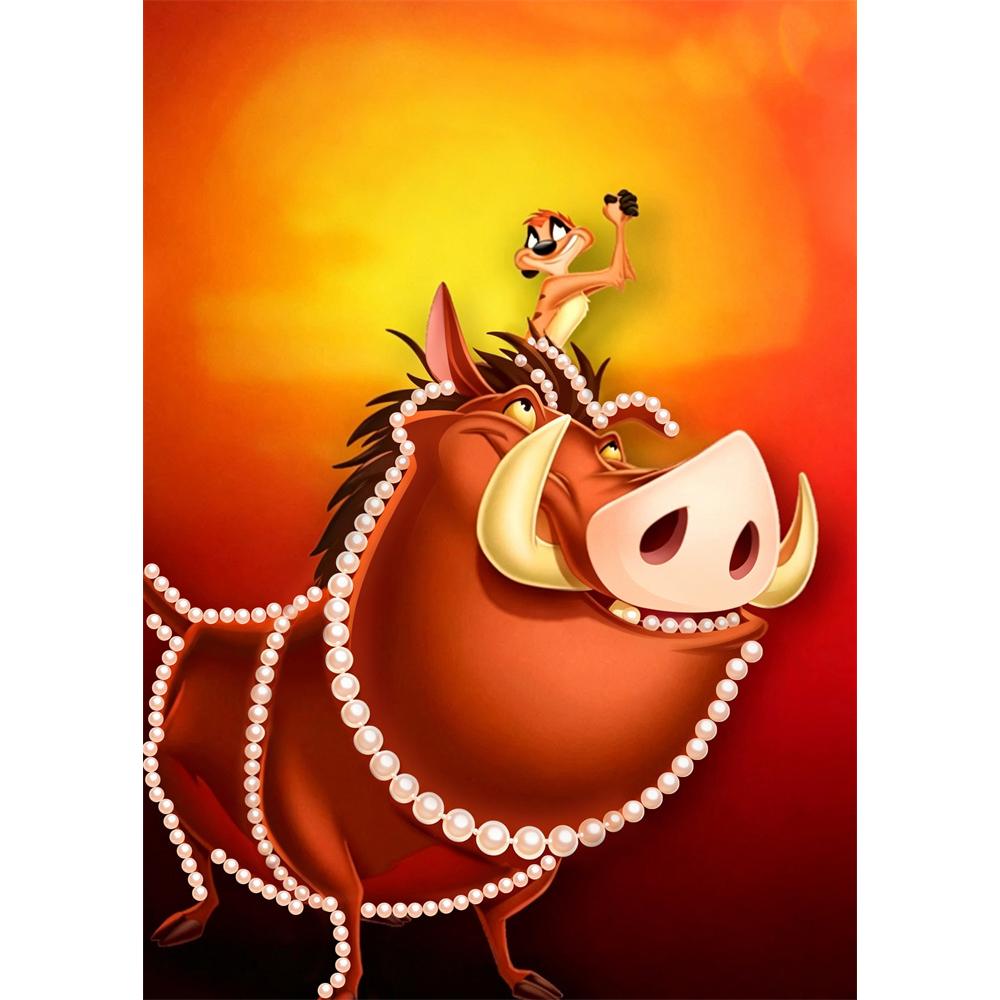 Disney DIY Pearl Painting Timon and Peng Peng Decorative Painting Creative Ornaments Friends Gifts Desktop Furnishings Home Decoration 30x40
Disney DIY Pearl Painting Timon and Peng Peng Decorative Painting Creative Ornaments Friends Gifts Desktop Furnishings Home Decoration 30x40